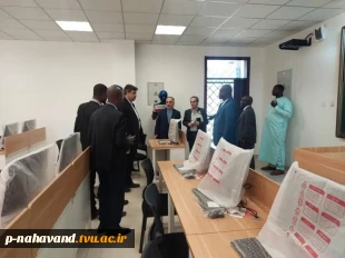 ملاقات دکتر خسرویان و تیم همراه با  وزیر آموزش عالی و تحقیقات مالی،بازدید از شهرک دانشگاهی کابالا برای تأسیس شعبه دانشگاه فنی و حرفه‌ای در مالی 6