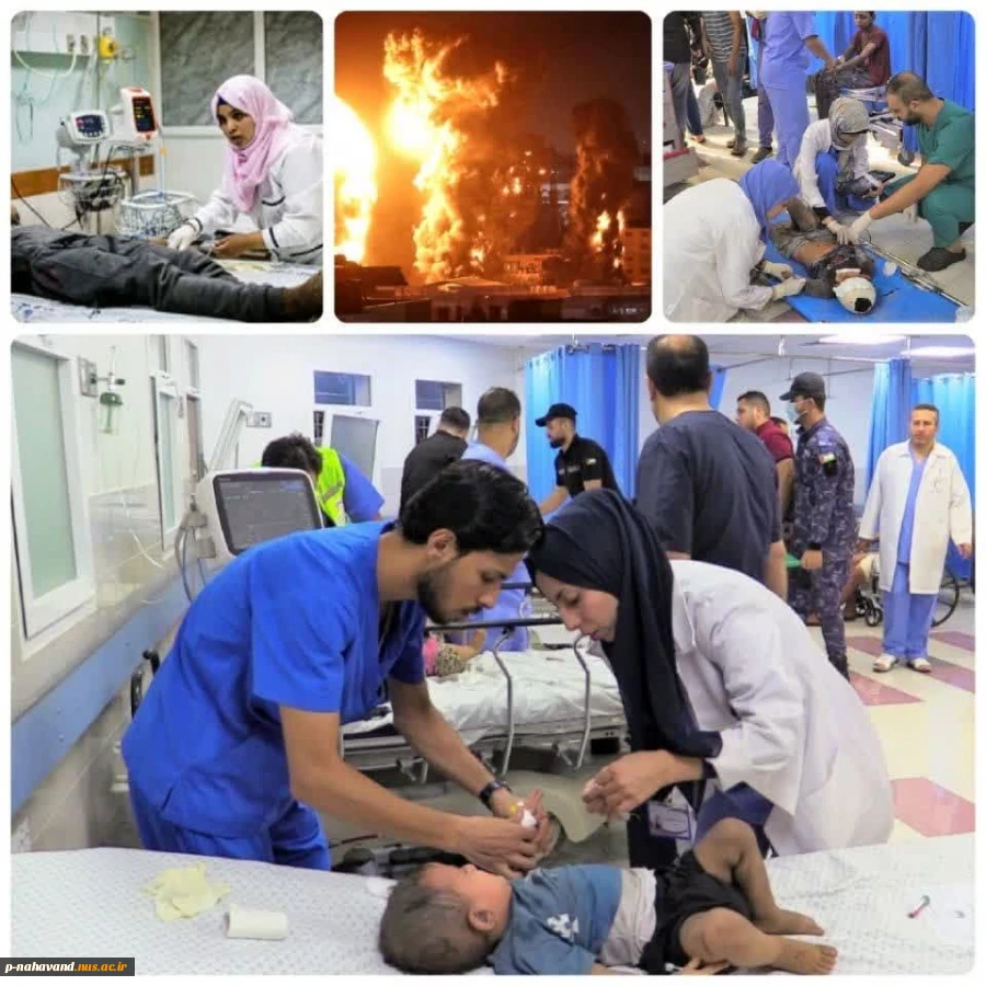 پیام تسلیت واحد فرهنگی و بسیج دانشجویی آموزشکده فنی حاج حشمت شهبازی در پی به شهادت رساندن مردم مظلوم غزه 2