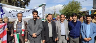 حضور ریاست، معاونت، یاوران علمی و دانشجویان آموزشکده نهاوند در حماسه تاریخی ۱۳ آبان و روز دانش‌آموز 5
