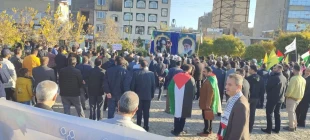 تجمع ریاست، مدرسین، یاوران علمی و دانشجویان آموزشکده حاج حشمت شهبازی در چهلمین روز مقاومت فلسطین 6
