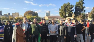 تجمع ریاست، مدرسین، یاوران علمی و دانشجویان آموزشکده حاج حشمت شهبازی در چهلمین روز مقاومت فلسطین 7