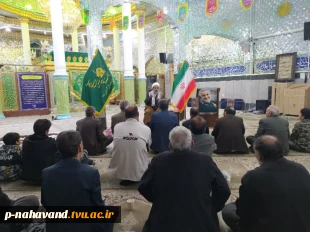 حضور ریاست، یاوران علمی و دانشجویان آموزشکده حاج حشمت شهبازی در مراسم ولادت با سعادت حضرت زینب (س) 5