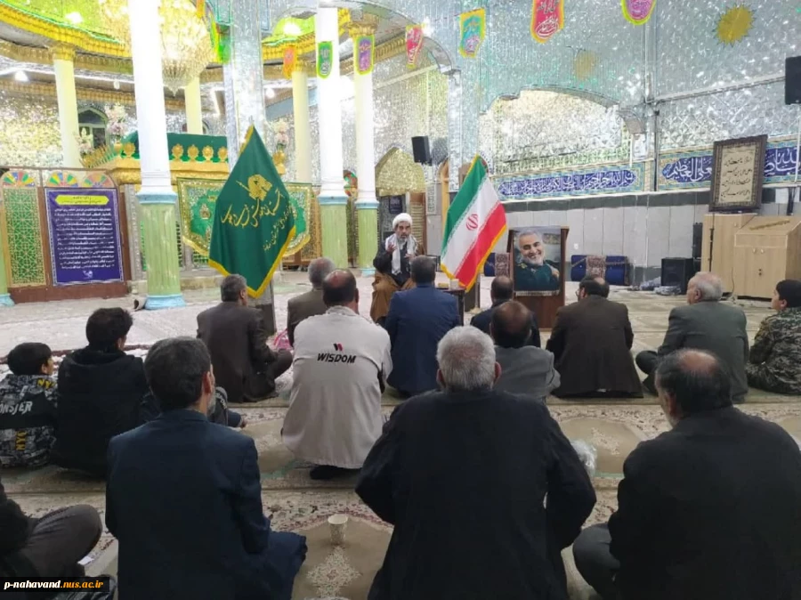 حضور ریاست، یاوران علمی و دانشجویان آموزشکده حاج حشمت شهبازی در مراسم ولادت با سعادت حضرت زینب (س) 5