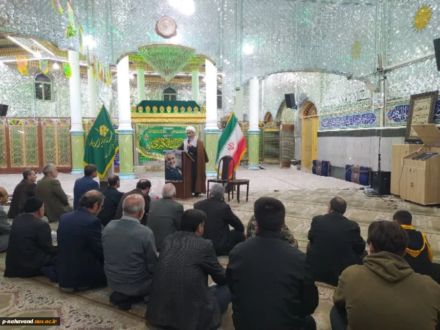 حضور ریاست، یاوران علمی و دانشجویان آموزشکده حاج حشمت شهبازی در مراسم ولادت با سعادت حضرت زینب (س) 8