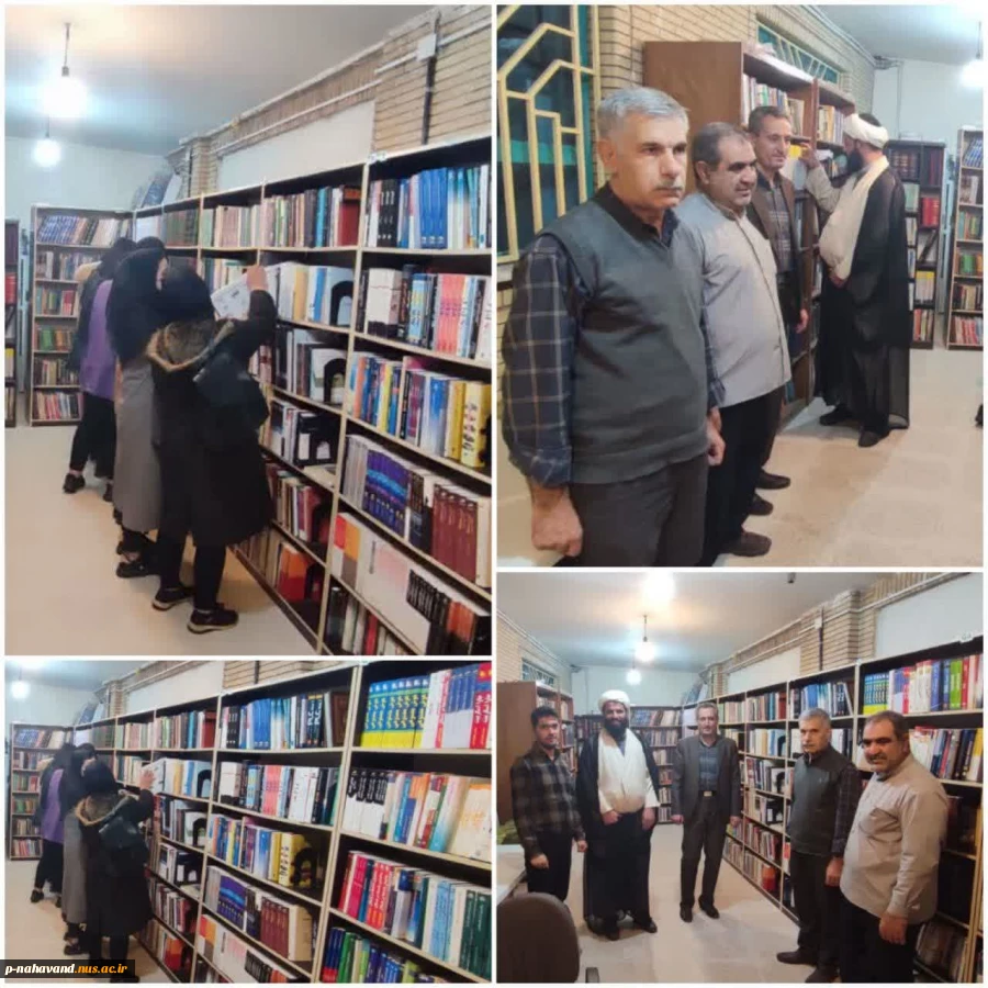 بازدید دانشجویان از کتابخانه آموزشکده و آشنایی با کتابداری بمناسبت هفته کتاب و کتابخوانی  2