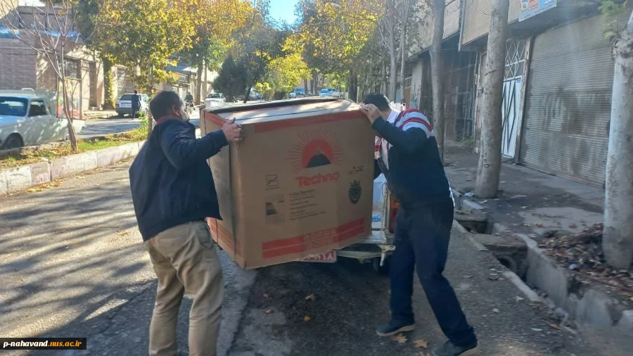 اهداء یک دستگاه اجاق گاز پنج شعله به سرای دانشجویی آموزشکده حاج حشمت شهبازی  توسط خیر نهاوندی  6