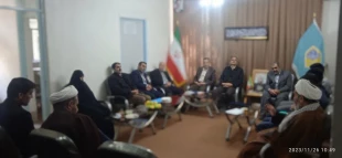 تجلیل از عضو هیئت علمی دانشگاه فنی و حرفه ای استان همدان در دفتر  نماینده محترم ولی فقیه شهرستان نهاوند 5