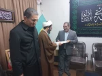 تجلیل از عضو هیئت علمی دانشگاه فنی و حرفه ای استان همدان در دفتر  نماینده محترم ولی فقیه شهرستان نهاوند 6