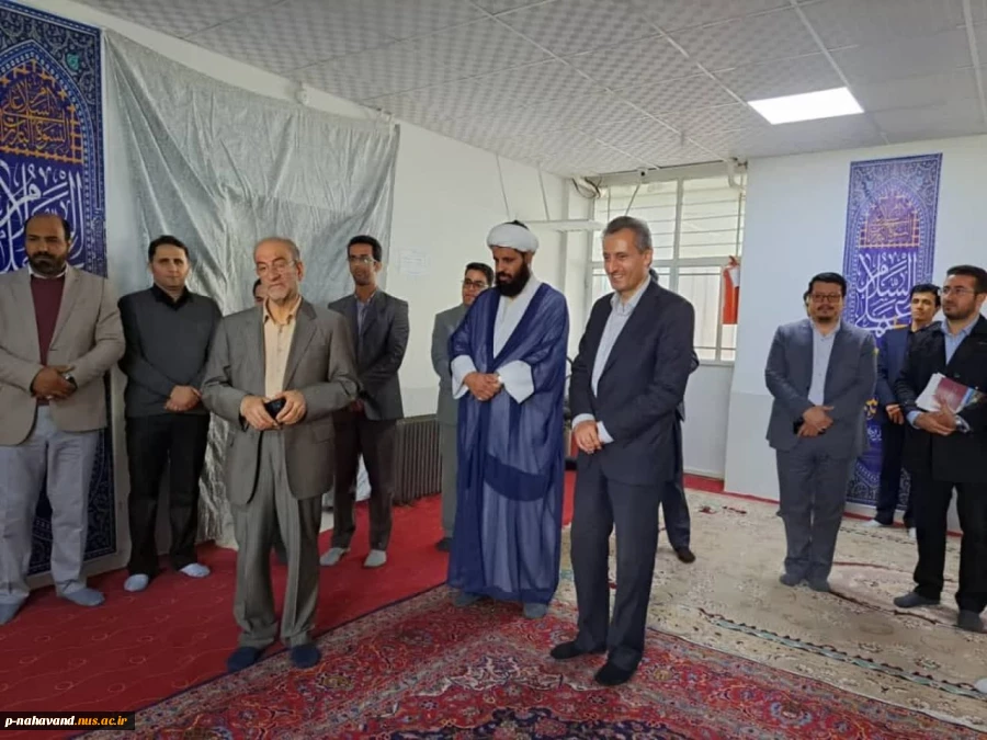 بازدید مهندس علیرضا شهبازی نماینده ی مردم شریف شهرستان نهاوند در مجلس شورای اسلامی و برخی از اعضاء هیئت رئیسه دانشگاه واحد استان از خوابگاه دختران آموزشکده 7