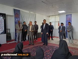 بازدید مهندس علیرضا شهبازی نماینده ی مردم شریف شهرستان نهاوند در مجلس شورای اسلامی و برخی از اعضاء هیئت رئیسه دانشگاه واحد استان از خوابگاه دختران آموزشکده 8