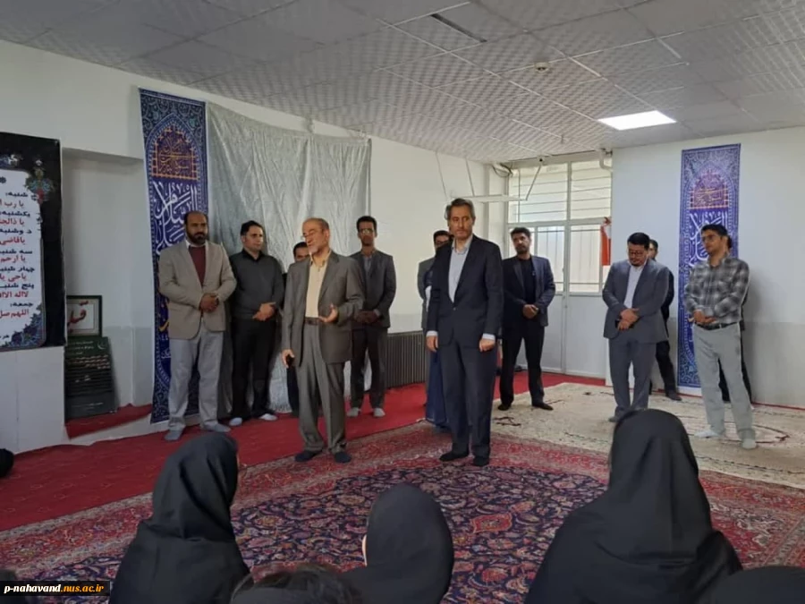 بازدید مهندس علیرضا شهبازی نماینده ی مردم شریف شهرستان نهاوند در مجلس شورای اسلامی و برخی از اعضاء هیئت رئیسه دانشگاه واحد استان از خوابگاه دختران آموزشکده 8