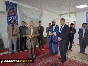 بازدید مهندس علیرضا شهبازی نماینده ی مردم شریف شهرستان نهاوند در مجلس شورای اسلامی و برخی از اعضاء هیئت رئیسه دانشگاه واحد استان از خوابگاه دختران آموزشکده 9