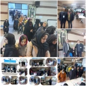 حضور پرشور اساتید و دانشجویان در اجرای پویش من رای می دهم و  رای اولی ها آموزشکده در انتخابات 1402 شعبه اخذ رای شماره 44 5