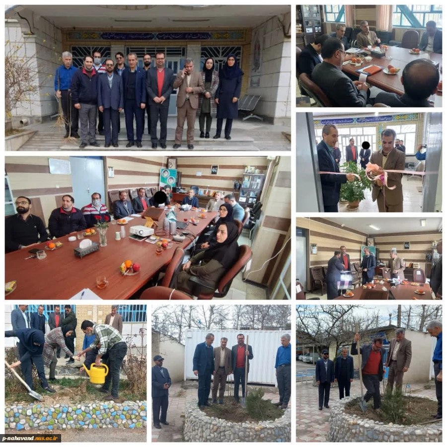 مراسم تودیع و معارفه حراست آموزشکده با حضور مسئولان استانی دانشگاه  3