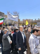 حضور پر شور دانشگاهیان دانشگاه فنی و حرفه‌ای استان همدان در راهپیمایی روز جهانی قدس 11