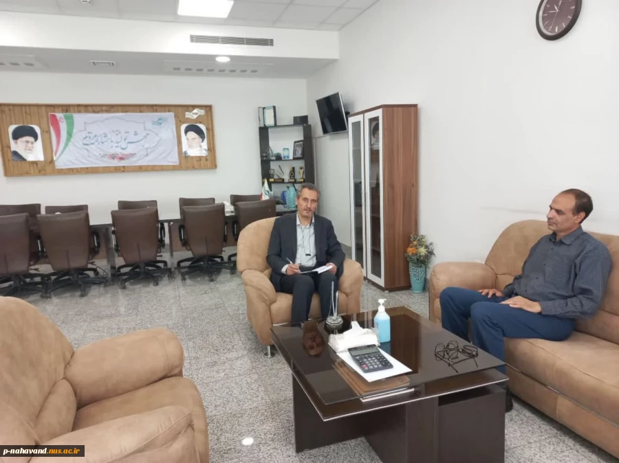 دیدار نوروزی رئیس آموزشکده فنی نهاوند با ریاست و مدیر امور موسسات پارک علم و فناوری همدان 4