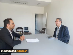 دیدار نوروزی رئیس آموزشکده فنی نهاوند با ریاست و مدیر امور موسسات پارک علم و فناوری همدان 5