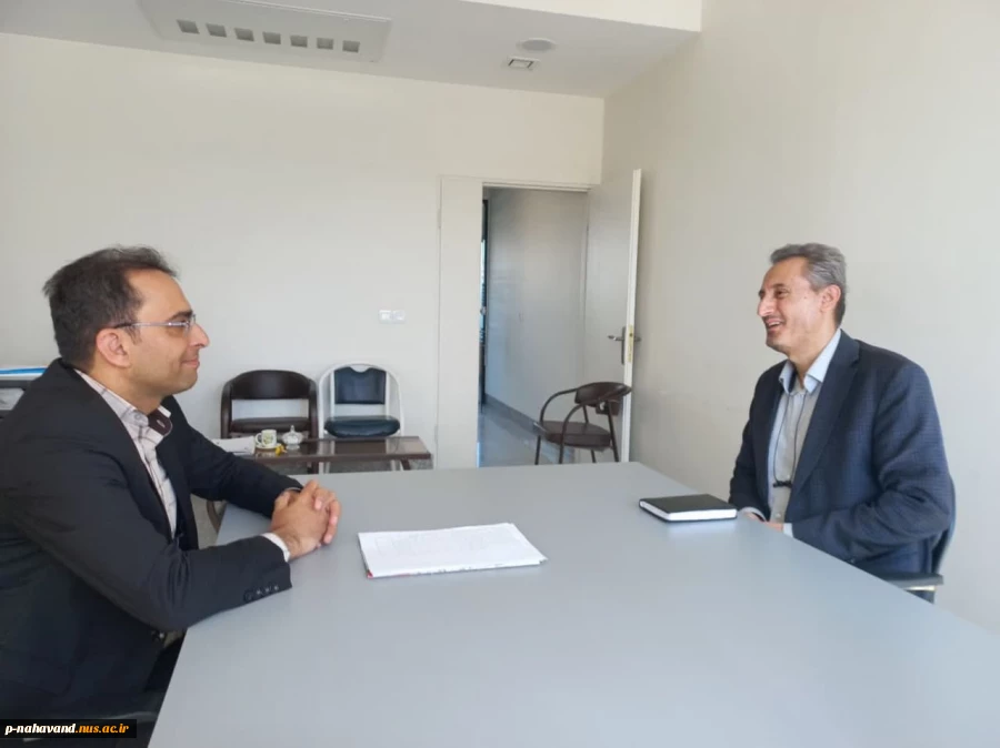 دیدار نوروزی رئیس آموزشکده فنی نهاوند با ریاست و مدیر امور موسسات پارک علم و فناوری همدان 5