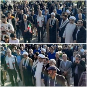 دانشجویان دانشگاه فنی و حرفه ای در تجمع مردمی حمایت از حمله به اسراییل در نهاوند  8