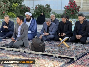 همزمان با هفتمین روز شهادت شهیدان خدمت، مراسم گرامیداشت رییس جمهور شهید و همراهانشان به میزبانی آموزشکده  8