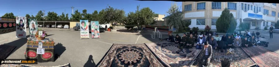 همزمان با هفتمین روز شهادت شهیدان خدمت، مراسم گرامیداشت رییس جمهور شهید و همراهانشان به میزبانی آموزشکده  9