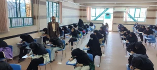 بازدید ریاست  آموزشکده از  امتحانات پایان ترم 8