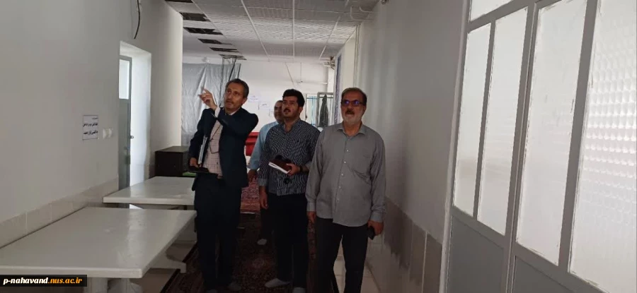 حضور و بازدید میدانی مدیر دفتر و مسئول روابط عمومی، نماینده مردم شریف شهرستان نهاوند در مجلس شورای اسلامی از دانشگاه ملی مهارت استان همدان- واحد نهاوند 5