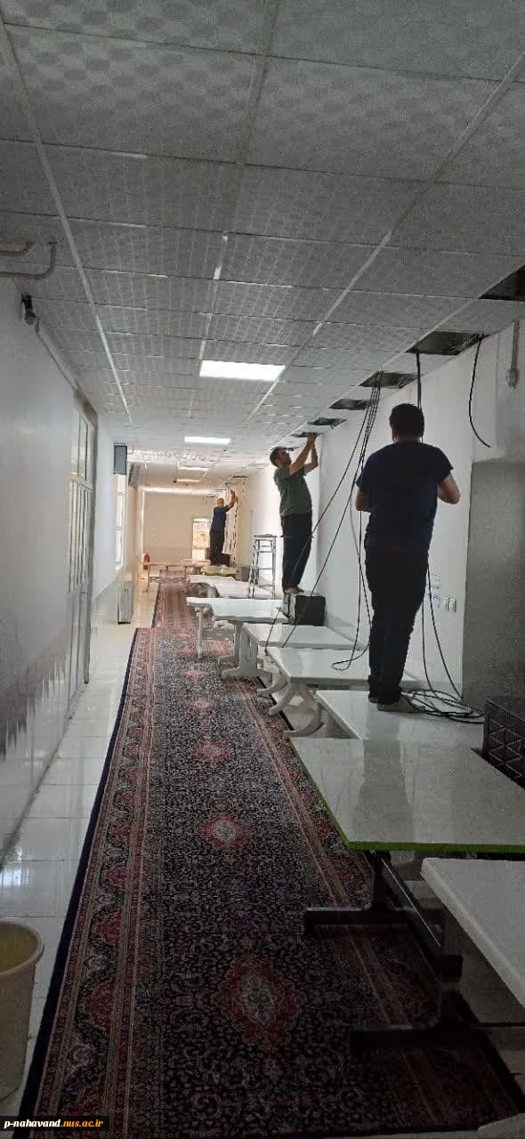 حضور و بازدید میدانی مدیر دفتر و مسئول روابط عمومی، نماینده مردم شریف شهرستان نهاوند در مجلس شورای اسلامی از دانشگاه ملی مهارت استان همدان- واحد نهاوند 6