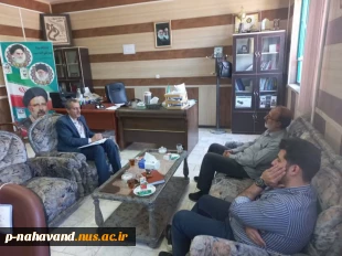 حضور و بازدید میدانی مدیر دفتر و مسئول روابط عمومی، نماینده مردم شریف شهرستان نهاوند در مجلس شورای اسلامی از دانشگاه ملی مهارت استان همدان- واحد نهاوند 3