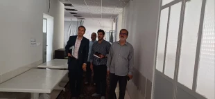 حضور و بازدید میدانی مدیر دفتر و مسئول روابط عمومی، نماینده مردم شریف شهرستان نهاوند در مجلس شورای اسلامی از دانشگاه ملی مهارت استان همدان- واحد نهاوند 4