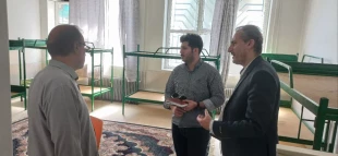 حضور و بازدید میدانی مدیر دفتر و مسئول روابط عمومی، نماینده مردم شریف شهرستان نهاوند در مجلس شورای اسلامی از دانشگاه ملی مهارت استان همدان- واحد نهاوند 5
