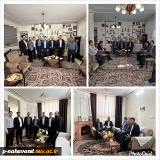 دیداروسرکشی مسئولان ازخانواده شهید،آزاده وجانبازان جنگ تحمیلی حاج اسدسیف و حاج رحیم شهبازی