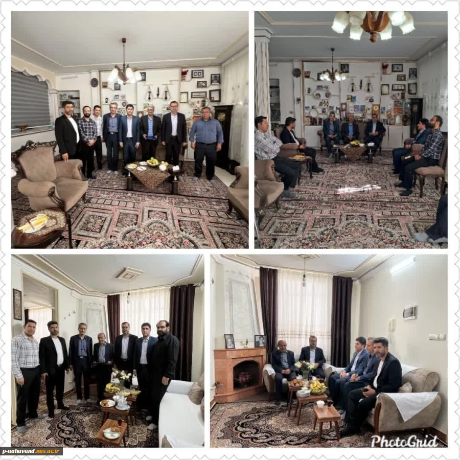 دیداروسرکشی مسئولان ازخانواده شهید،آزاده وجانبازان جنگ تحمیلی حاج اسدسیف و حاج رحیم شهبازی 2