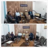 دیدار ریاست و کارکنان حجت الاسلام و المسلمین محمدی سبزواری با امام جمعه جدید شهرستان نهاوند 2