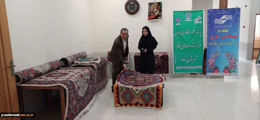 واحدهای خلاق مرکز رشد و دانشگاه ملی مهارت در راستای برنامه های شهر خلاق در کنار کار بزرگ شهرداری نهاوند  جشنواره برگ ریزان را درپارک آزادگان برگزار کردند. 7