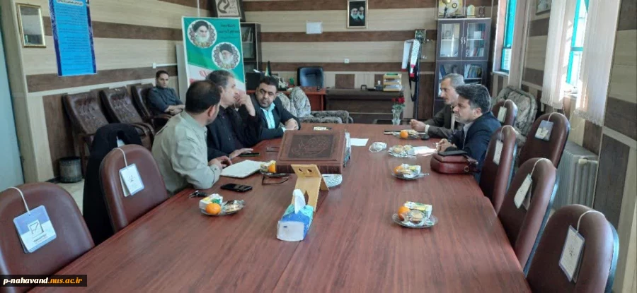 برگزاری جلسه روسای دانشگاه های نهاوند جهت تجمیع ویژه برنامه‌های روز دانشجو در دانشگاه ملی مهارت نهاوند 4