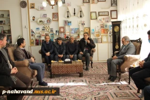 دانشگاهیان نهاوند با غبار روبی مزار شهدا و دیدار با خانواده شهیدان ایام الله دهه مبارک فجررا گرامی داشتند  24