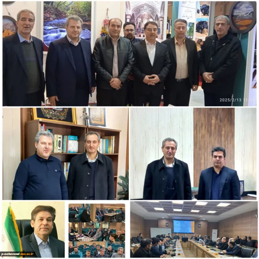 دیداری کوتاه وصمیمی با رییس سازمان مدیریت و برنامه ریزی استان همدان 2