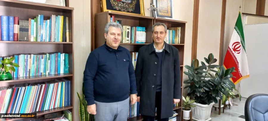 دیداری کوتاه وصمیمی با رییس سازمان مدیریت و برنامه ریزی استان همدان 4