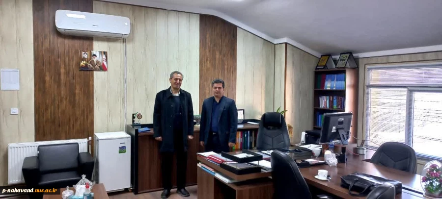 دیداری کوتاه وصمیمی با رییس سازمان مدیریت و برنامه ریزی استان همدان 5