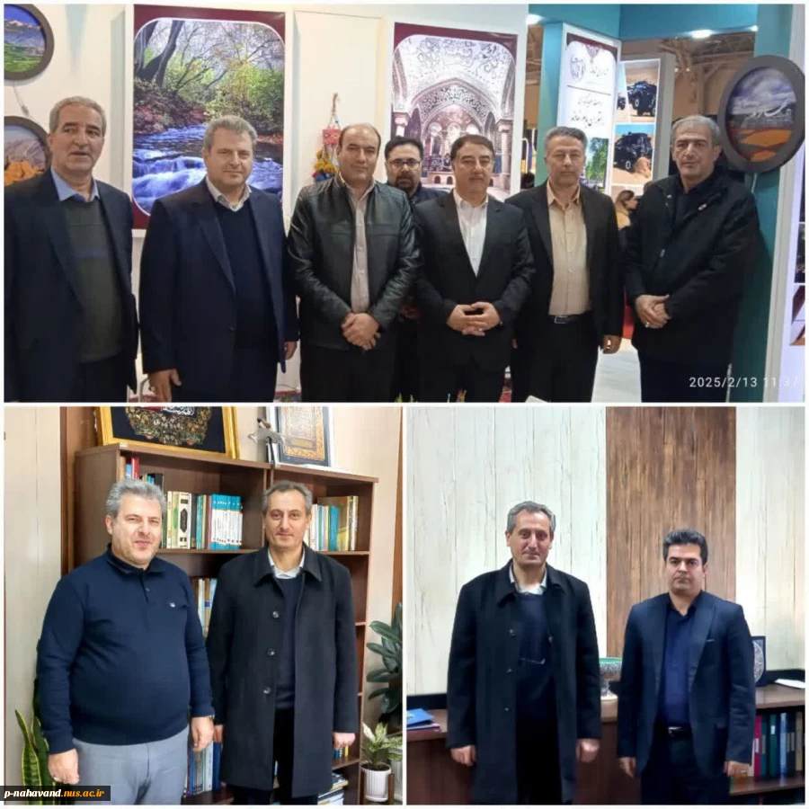 دیداری کوتاه وصمیمی با رییس سازمان مدیریت و برنامه ریزی استان همدان 6