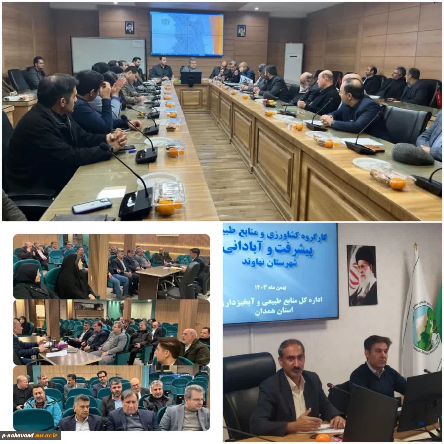 دیداری کوتاه وصمیمی با رییس سازمان مدیریت و برنامه ریزی استان همدان 7