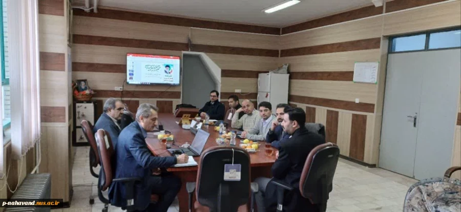 بازدید ادواری کارگروه تخصصی هیئت نظارت ارزیابی و تضمین کیفیت عتف استان همدان از دانشگاه ملی مهارت واحد نهاوند 6