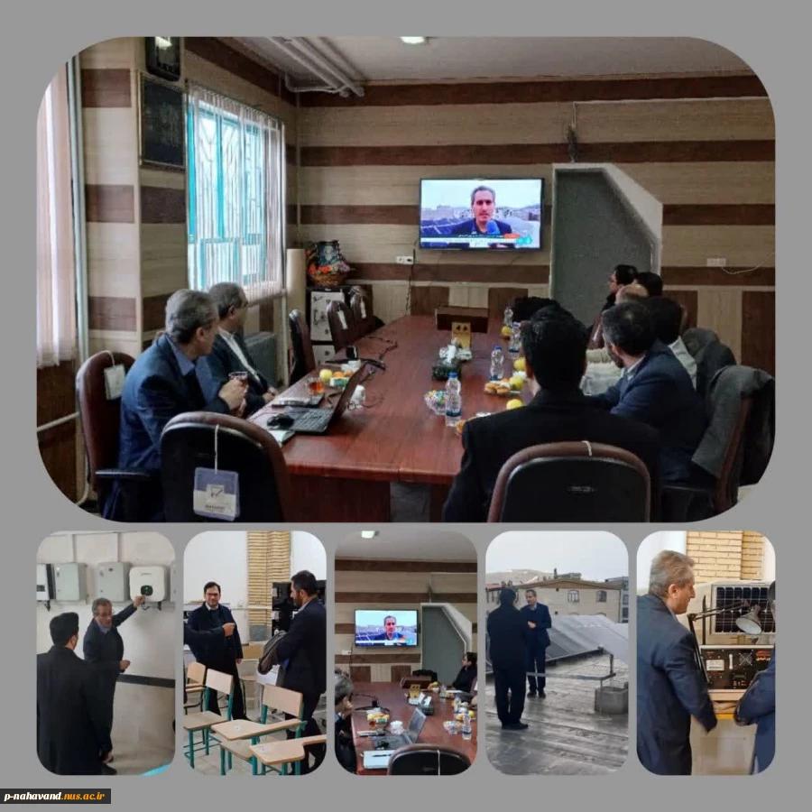 بازدید ادواری کارگروه تخصصی هیئت نظارت ارزیابی و تضمین کیفیت عتف استان همدان از دانشگاه ملی مهارت واحد نهاوند 4