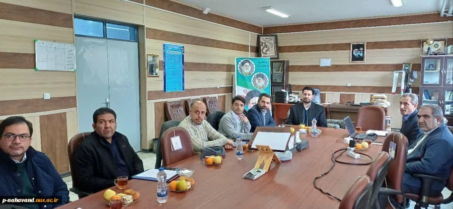 بازدید ادواری کارگروه تخصصی هیئت نظارت ارزیابی و تضمین کیفیت عتف استان همدان از دانشگاه ملی مهارت واحد نهاوند 7