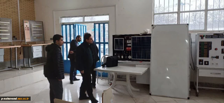 بازدید ادواری کارگروه تخصصی هیئت نظارت ارزیابی و تضمین کیفیت عتف استان همدان از دانشگاه ملی مهارت واحد نهاوند 9
