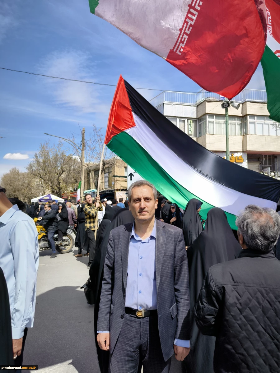 حضور دانشگاهیان دانشگاه ملی مهارت استان همدان در راهپیمایی باشکوه روز قدس
 4