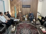 دیدار نوروزی ریاست و کارکنان آموزشکده  با حضرت حجت السلام و المسلمین محمدرضا محمدی امام جمعه این شهرستان 2