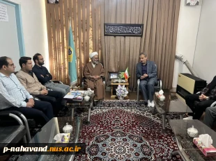 دیدار نوروزی ریاست و کارکنان آموزشکده  با حضرت حجت السلام و المسلمین محمدرضا محمدی امام جمعه این شهرستان 2