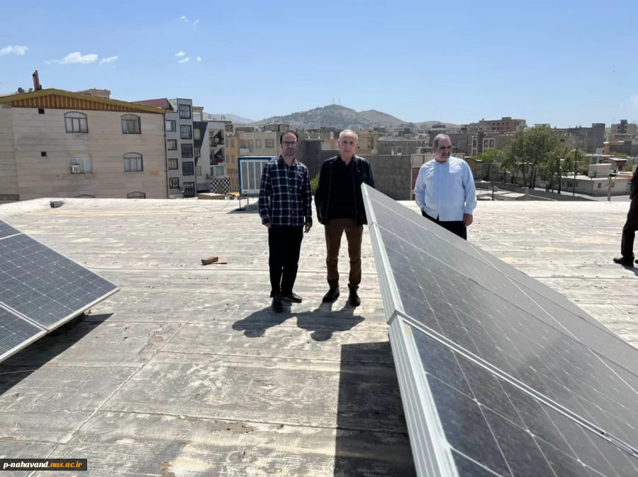 بازدید میدانی مهندس شهبازی، فرزند خیّر بزرگ نهاوند، زنده‌یاد حاج حشمت شهبازی، از دانشگاه ملی مهارت یادگار پدر 4